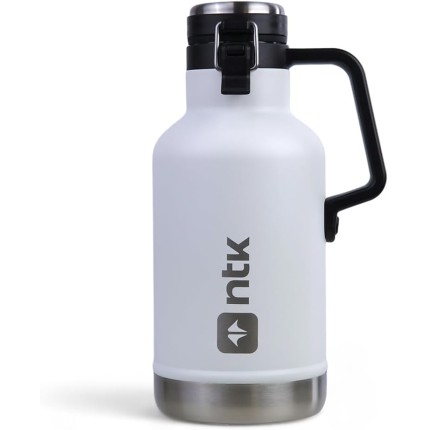 Garrafa Térmica Growler 1,9L Aço Inoxidável Parede Dupla NTK - COR:Branco