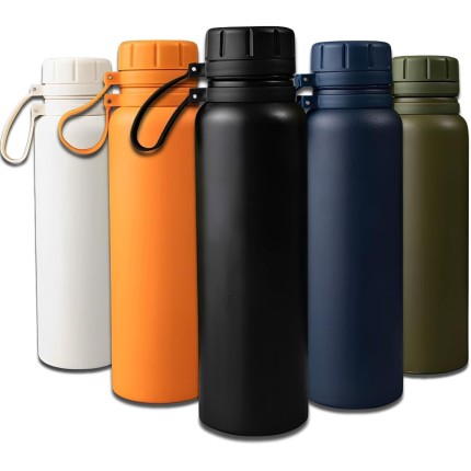 Garrafa Térmica Inox 1100ml Isolamento a Vácuo Mantém Bebidas Frias 24h e Quentes 12h Antivazamento + Alça Ergonômica – Produto PREMIUM JP VAREJO ONLINE®