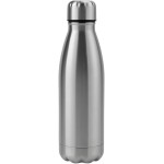 Garrafa Térmica Inox 500 ml Prata Parede Dupla Anti Vazamento Design Moderno
