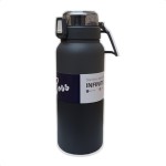 Garrafa Termica Inox A Vacuo 1 Litro Isolada Parede Dupla Antivazamento Emborrachada Qualidade Premium