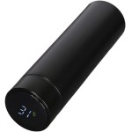 Garrafa Térmica Inox A Vácuo Termômetro Display Led 500 ML Cor:Preto