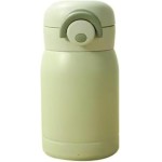 Garrafa Térmica Pequeno Inox com Tampa Antivazamento | Compacto e Elegante | Ideal para Bolsa, Lancheira, Mochila e Viagem | Mantém Quente e Frio | 200ml (Verde menta)