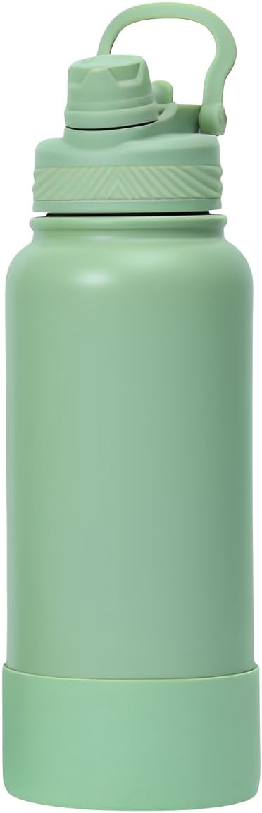 Garrafa-Termica-de-Agua-1-Litro-com-Alca-Garrafinha-2.jpg Garrafa Térmica de Água 1 Litro com Alça Garrafinha 2 em 1 com Canudo e Saída Livre em Inox e Sistema Térmico a Vácuo (Verde)