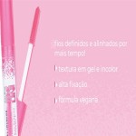 Gel Incolor Cílios Sobrancelhas Game On Ruby Rose - Kit 2 Fixadores Strong Hold - Maquiagem HB-509 TB Versátil - Imagem 2