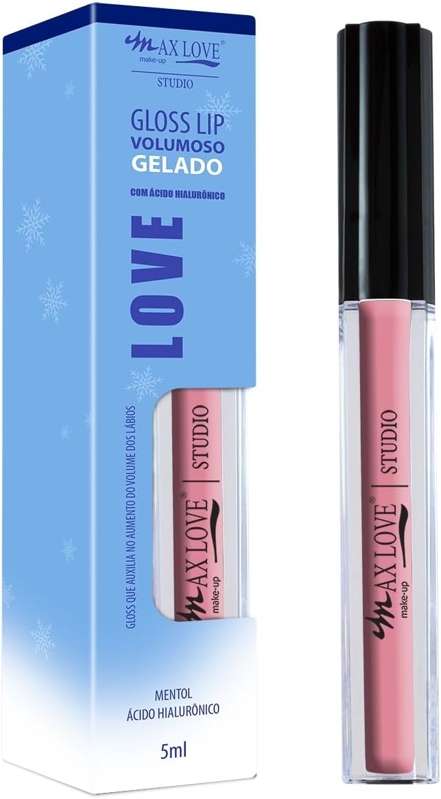 Gloss-Labial-Volumoso-Gelado-Max-Love-Efeito-Plumping-e.jpg Gloss Labial Volumoso Gelado Max Love - Efeito Plumping e Refrescante - Maquiagem Lábios - Cor 103