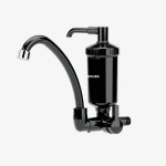 Hidrofiltros - Torneira de Cozinha Parede Pop com Filtro Purificador de Água Preta Hidrofiltros