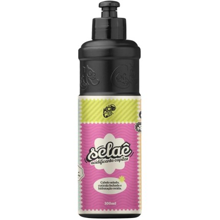 Kamaleão Color Acidificante Capilar SelaÊe 300ml – Equilíbrio do pH e Selagem de Cutículas – Pós-Química e Pós-Coloração – Brilho Espelhado e Controle de Frizz