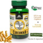 Kampo de Ervas, Curcumina e Cúrcuma Pura Orgânica 90cps de 600mg Kampo Ervas - Imagem 2