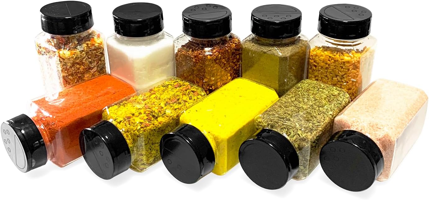 Kit-10-Pote-Tempero-e-Condimentos-220ml-Tampa-Dosadora-Dupla.jpg Kit 10 Pote Tempero e Condimentos 220ml Tampa Dosadora Dupla para Temperos e Especiarias de Plástico