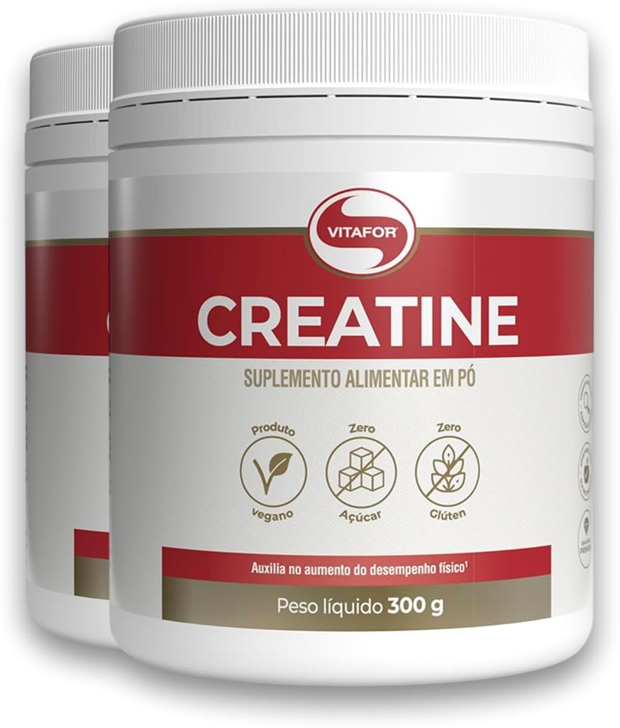 Kit-2-Creatina-Monohidratada-Creatine-Vitafor-300g.jpg Kit 2 Creatina Monohidratada Creatine Vitafor 300g