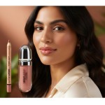Kit 2 em 1 Gloss + Lápis Labial Combinação Perfeita Para Quem Deseja Lábios Impecáveis. (KIT COR 01 ROSE)