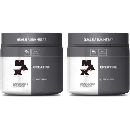 Kit 2x Creatina 300g Max Titanium