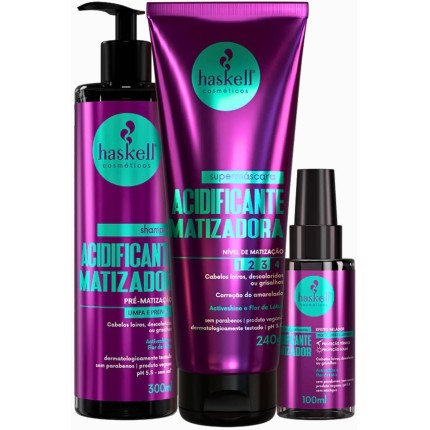 Kit Completo Acidificante Matizador Haskell