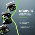 Kit Creatina Monohidratada 100% Creapure Sem Sabor Pote 300g + Coqueteleira - Suplementação Academia, Ganho Muscular Hipertrofia, Força Energia Resistência, Suplementos Naturais - DUX HUMAN HEALTH - Imagem 2