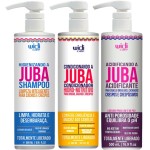 Kit Juba Shampoo + Condicionador + Acidificante Capilar Tratamento Completo Vegano Widi Care