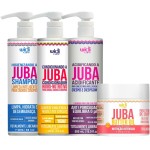 Kit Juba Shampoo + Condicionador + Acidificante + Mascara Butter Oil Capilar Vegano Widi Care
