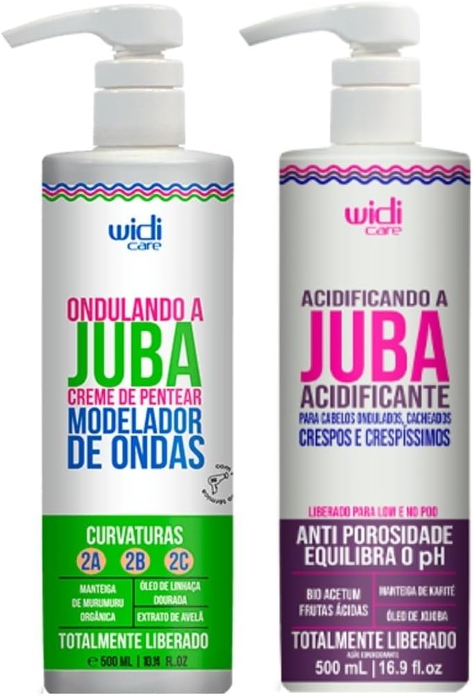 Kit-Juba-Widi-Care-Creme-De-Pentear-Ondulando-Acidificante.jpg Kit Juba Widi Care Creme De Pentear Ondulando + Acidificante Anti Porosidade Capilar 500g