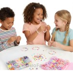 Kit Miçangas Coloridas Infantil para Pulseiras 3000 Peças com Fio de Silicone Conjunto Premium - Imagem 2