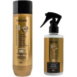 Kit Shampoo Acidificante + Fluido Reparador Fattore – Tratamento Capilar Profissional – pH 5,0 e pH 3,0 – Com Vinagre de Maçã e Extrato de Gérmen de Trigo – Limpeza Suave, Selagem de Cutículas, Antifrizz, Brilho Intenso, Proteção Térmica e Fortalecimento – Para Cabelos Fragilizados e Danificados – Uso Diário ou Profissional