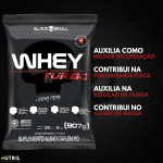 Kit Whey Protein Turbo + Creatina Monohidratada 150g - Black Skull - Ganho de Massa Muscular - Força (Chocolate) - Imagem 2