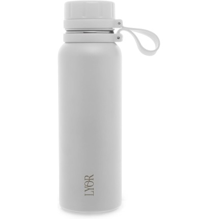 LYOR - Garrafa Térmica de Aço Inox Explorer Branca 650ml