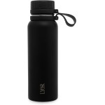 LYOR - Garrafa Térmica de Aço Inox Explorer Preta 650ml