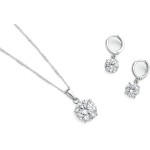 Lindo Conjunto feminino colar + brinco + Pulseira - Ponto de Luz com Cristal - Lindo Presente feminino mãe e Nmorada
