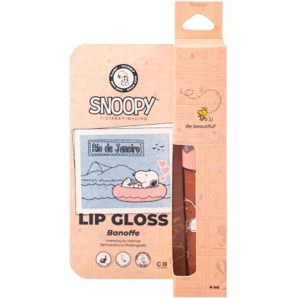 Lip Gloss Banoffee Snoopy Ticiane Pinheiro 4ml