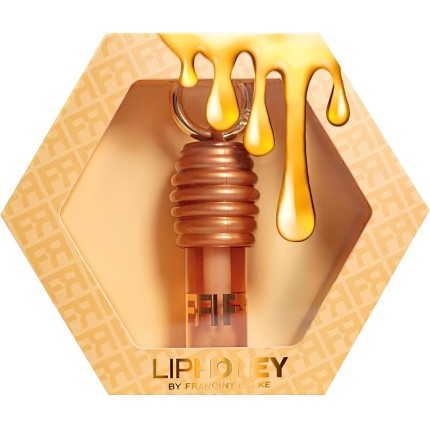 Lip Honey Gloss Labial com Aroma de Mel, Chaveiro Influencer, Gloss Labial, lábios macios, Batons, Batons Líquidos, Hidratante Labial Mel