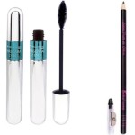 Máscara Para Cílios 2 em 1 Bella Femme Rímel 4D + lápis preto com apontador