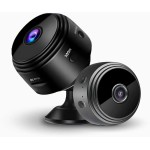 Mini Câmera A9 Wi-Fi, Full HD 1080p, Visão 150°, Monitoramento por Aplicativo