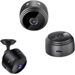 Mini Camera WIFI sem fio A9 com visão noturna e Gravador De Voz segurança e monitoramento Micro Full HD