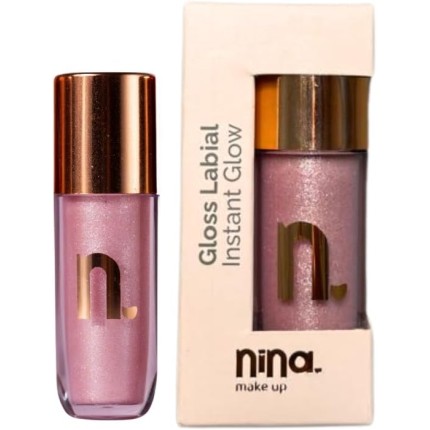 NINA GLOSS LABIAL INSTANT GLOW QUARTZO ROSA