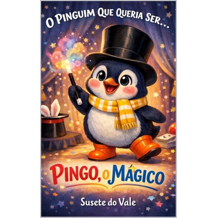 O Pinguim Mágico: Pingo e a Cartola Mágica (O Pinguim Que Queria Ser... Livro 4)