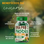 O. Pro N Cúrcuma + Gengibre Premium 100% Natural 500mg 120 Cápsulas - Imagem 2