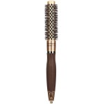 Olivia Garden NanoThermic Ceramic + Escova de cabelo térmica redonda de íons – não elétrica – Escova profissional para cabelos normais a grossos – Barril de 9,5 mm de diâmetro – NT-18