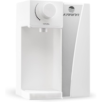 PURIFICADOR DE AGUA NATURAL BRANCO, COMPLETO PARA USO