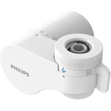 Philips Purificador de Água para Torneira AWP3704 Branco, 3 modos de seleção: fluxo filtrado, fluxo não filtrado e spray não filtrado; Configuração do temporizador