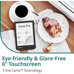 PocketBook - Verse Pro - Leitor de E-Book - Tinta eletrônica - 6 polegadas - 16 GB - Vermelho - Imagem 2