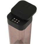 Porta Temperos 4 Potes Com Suporte Plástico Tampa Dosadora Etiquetas Organizador de Condimentos para Cozinha