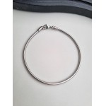 Pulseira Corrente Rabo De Rato De Aço Inoxidável Cirugico Antialergico Pulseira De Aço Inox Hipoalergênico Correntinha Redonda Maleável - Imagem 2