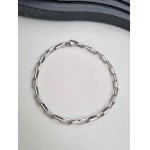 Pulseira Corrente Tipo Tijolinhos De Aço Inoxidável Cirugico Antialergico Pulseira De Aço Inox Hipoalergênico - Imagem 2