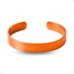 Pulseira Lisa Ajustável De Cobre Puro 14 cm - Cobre Store Artesanatos - Imagem 2