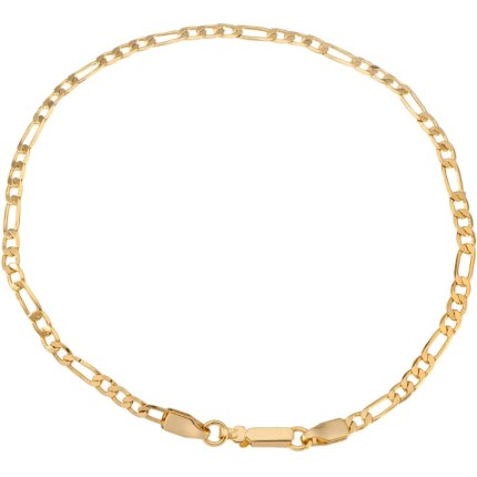 Pulseira Masculina 3x1 Antialérgica Banhada A Ouro 18k