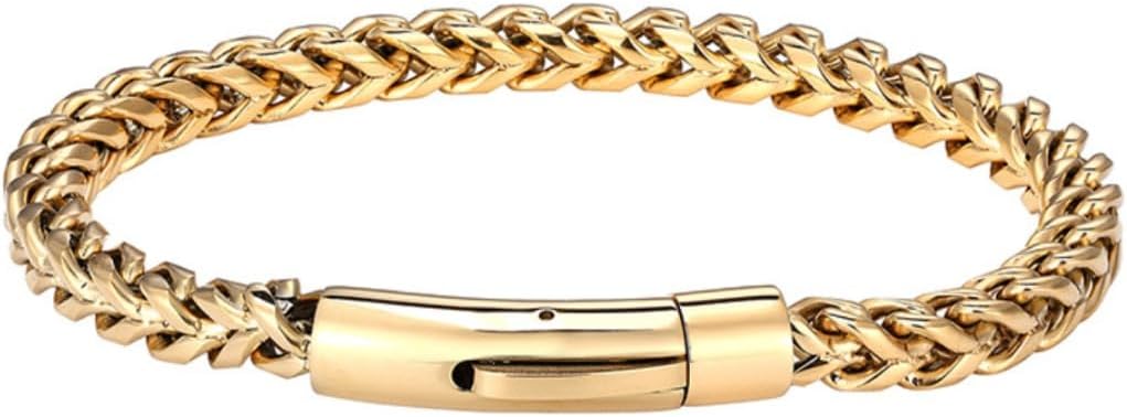 Pulseira-Masculina-Luxury-Man-em-Aco-Inoxidavel-com-Banho-de.jpg Pulseira Masculina "Luxury Man" em Aço Inoxidável com Banho de Ouro 18k, Estilo Sofisticado e Elegante - Acompanha Bolsa de Veludo