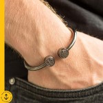 Pulseira Medalha de São Bento Bracelete Aço Banhado Duplo Metal Tamanho Ajustável Cruz Sagrada Proteção Fé Religião na Moda Masculino Feminino - Imagem 2