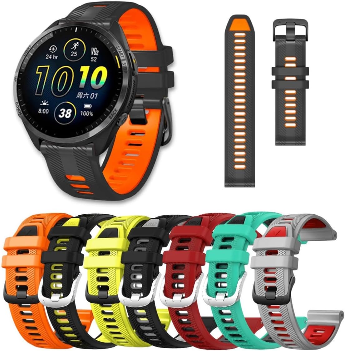 Pulseira-Silicone-Para-Relogio-Garmin-Forerunner-255265745venu-Dual-Cor-22MM.jpg Pulseira Silicone Para Relógio Garmin Forerunner 255/265/745/venu Dual Cor 22MM Fecho Duplo