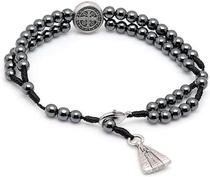 Pulseira-Terco-Hematita-4mm-Medalha-N-Sra-Aparecida-PV.jpg Pulseira Terço Hematita 4mm Medalha N Sra Aparecida PV