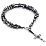 Pulseira Terço Hematita 4mm São Bento