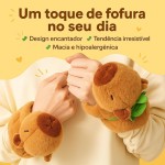 Pulseira de Capivara Macia e Hipoalergênica – Acessório Fofo para Braço, Mochila, Bolsa e Mais - Imagem 2
